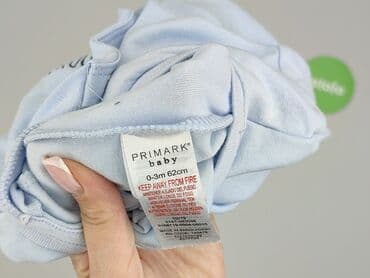 piżama pajacyk 128: Pajacyk, Primark, 1-3 m, stan - Idealny — 6