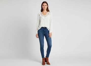 przezroczyste bluzki hm: H&M, Bluzka damska, rozmiar M — 8