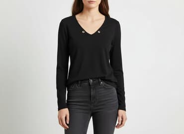 bluzki basic czarne: Orsay, Bluzka damska, S — 6