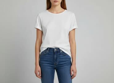 białe podkoszulki damskie z długim rękawem: Women`s T-shirt, size L — 1