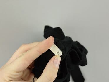 czarne t shirty w serek damskie: Bluzka damska, rozmiar XL — 4