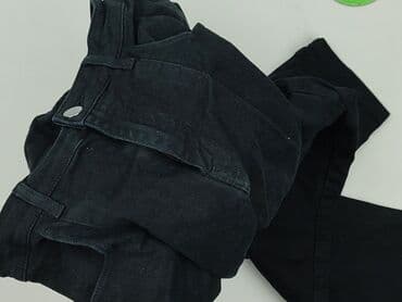 reserved spodnie wysoki stan: Spodnie materiałowe damskie, rozmiar M — 6