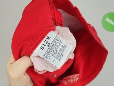 czerwone sandały na słupku ccc: Spodnie 3/4 damskie, M — 5