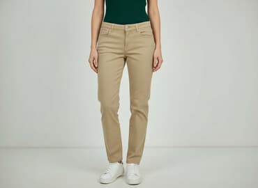 szerokie spodnie pepco: QUIOSQUE, Spodnie materiałowe damskie, rozmiar L — 6