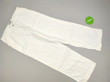 white widow spodnie: Spodnie materiałowe damskie, rozmiar 4XL — 2