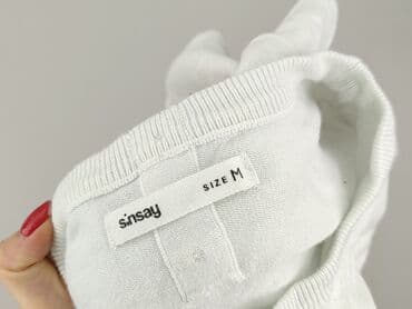 bluza biala: Sinsay, Bluzka damska, rozmiar M — 5