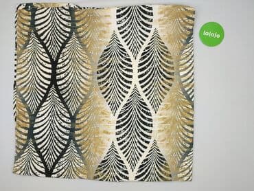 krótkie zasłony: Tkanina 70 x 70, kolor - Złoty, stan - Idealny — 3