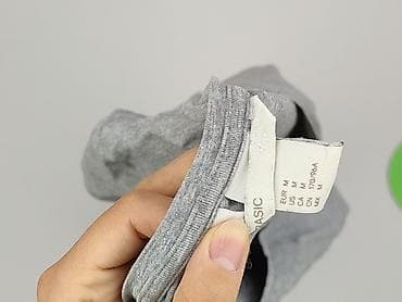 szare koszulki: H&M Basic, T-shirt damski, rozmiar M — 5