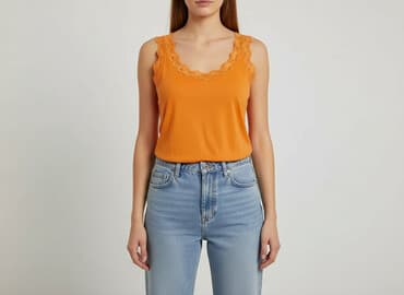 pomarańczowa marynarka mohito: Bluzka damska, rozmiar S — 5