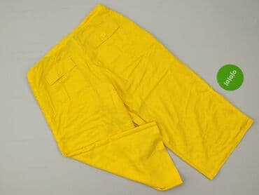 białe lniane spodnie zara: Spodnie materiałowe damskie, rozmiar M — 3