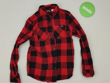 blaklader spodnie: Shirt 8 years, condition - Very good, pattern - Cell, color - Red — 2