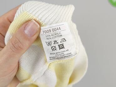 bluzka żółta w czarne paski: E-vie, Bluzka damska, rozmiar L — 6