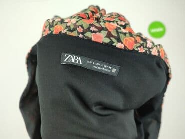 zara sukienka w kwiaty z bufiastymi rękawami: Zara, Women`s dress, size L — 5