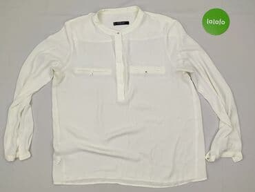 mango bluzka z bufiastymi rękawami: Mango, Women's blouse, size L — 3