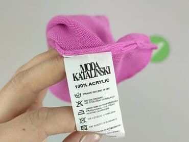 czerwona bluzki z dekoltem v: Top damski, rozmiar S — 5