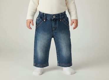 shein hello kitty jeans: Denim pants, 9-12 months, condition - Very good — 1