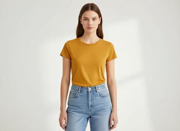 mango t shirt basic: Divided, Women`s T-shirt, size XS — 7
