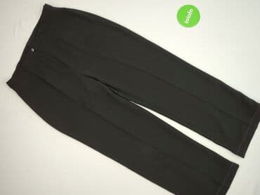 Women: Material trousers for women, size 2XL (EU 44) — 2