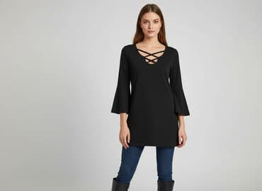 bluzki z golfem: HDM, Tunika damska, rozmiar S — 6