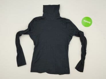 czarny sweter: Reserved, Golf damski, rozmiar M — 2