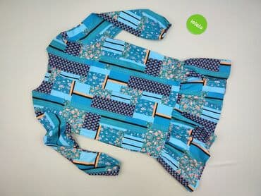niebieska sukienka z długim rękawem: Women`s dress, size XL — 3