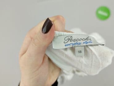 top z piorkami: Peacocks, Bluzka damska, rozmiar 3XL — 4