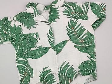 bluza w liscie monstery: Koszula damska, rozmiar L — 1