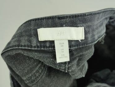 hm krótkie spodenki dzins low waist: H&M, Szorty damskie, rozmiar M — 4