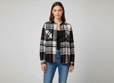 terranova spodnie z wysokim stanem: Terranova, Koszula damska, rozmiar XS — 7