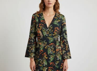 czarna sukienka i creepersy: MNG, Sukienka damska, rozmiar L — 7