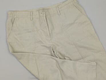 spódnico spodnie lniane: Spodnie 3/4 damskie, rozmiar L — 2