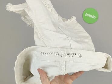białe krótkie spodenki: Reserved, Szorty damskie, rozmiar L — 5