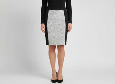 plisowane spódnice szara: George, Spódnica damska, rozmiar L — 6