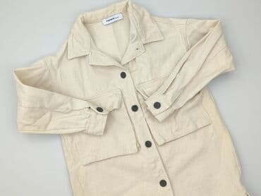 koszulka z guzikami h m: Papaya, Koszula damska, S — 1