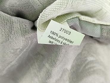 Dom i ogród: Zasłona dekoracyjna z podszewką – wzór roślinny, jasnoszary/srebrzysty — 5