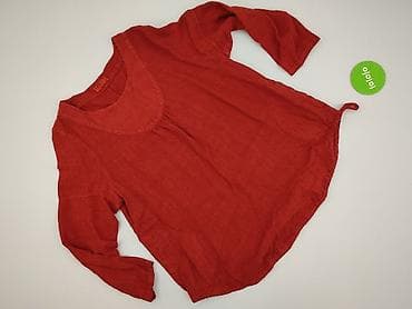 lniane bluzki oversize: Uno, Bluzka damska, rozmiar One size — 2