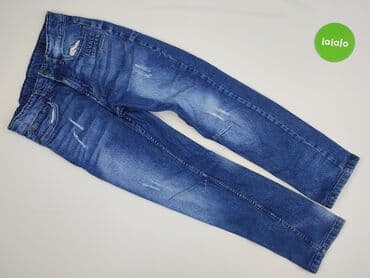 czapka z pomponami dla niemowlaka: Spodnie jeansowe, Y.F.K., 11 lat, 146, stan - Bardzo dobry — 2