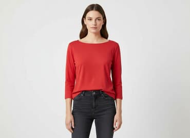bluzki bawełniane dekolt łódka: C&A, Bluzka damska, rozmiar M — 1