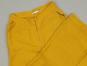 biale spodnie materialowe: NLY Trend, Spodnie materiałowe damskie, rozmiar S — 1