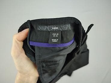 hm.pl ubrania: H&M, Spodnie materiałowe damskie, rozmiar M — 4