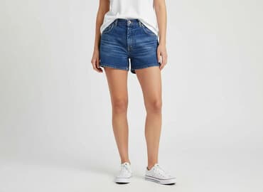 lidl spodenki jeansowe damskie: Szorty damskie, rozmiar L — 6