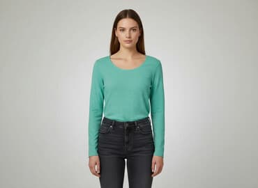 sweter piórkowy na drutach: RAFAEL PALOMA, Bluzka damska, rozmiar S — 6