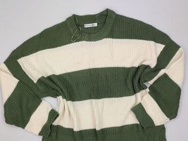 stradivarius sweter w paski: Stradivarius, Sweter damski, rozmiar L — 1