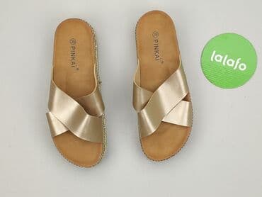 sandały na słupku ccc: Klapki damskie, rozmiar 39 — 2