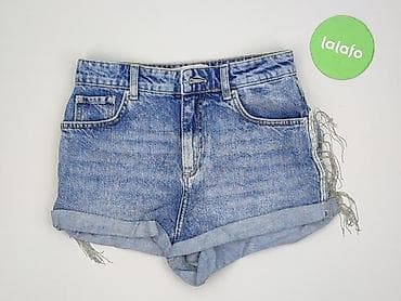 klapki deezee na platformie: Denim, Szorty damskie, rozmiar 2XS — 2
