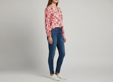 reserved czerwona bluzki: Janina, Bluzka damska, rozmiar S — 7