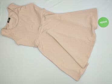 rozkloszowana sukienka z ekoskórą: Sukienka damska, rozmiar XS — 3