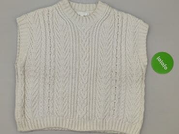 rozpinana kamizelka na drutach: H&M, Sweter damski, rozmiar L — 2