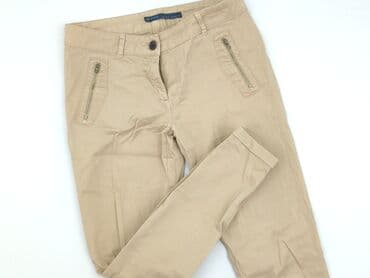 markowe dżinsy: Zara, Material trousers for women, size XS (EU 34) — 1