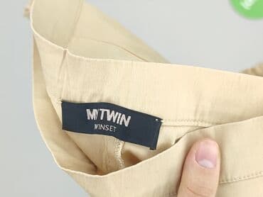 bezowe spodenki damskie: Spodnie materiałowe damskie, rozmiar S — 4